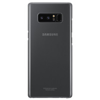 Луксозен твърд гръб CLEAR COVER оригинален EF-QN950CBEGWW за Samsung Galaxy Note 8 N950F сив прозрачен
